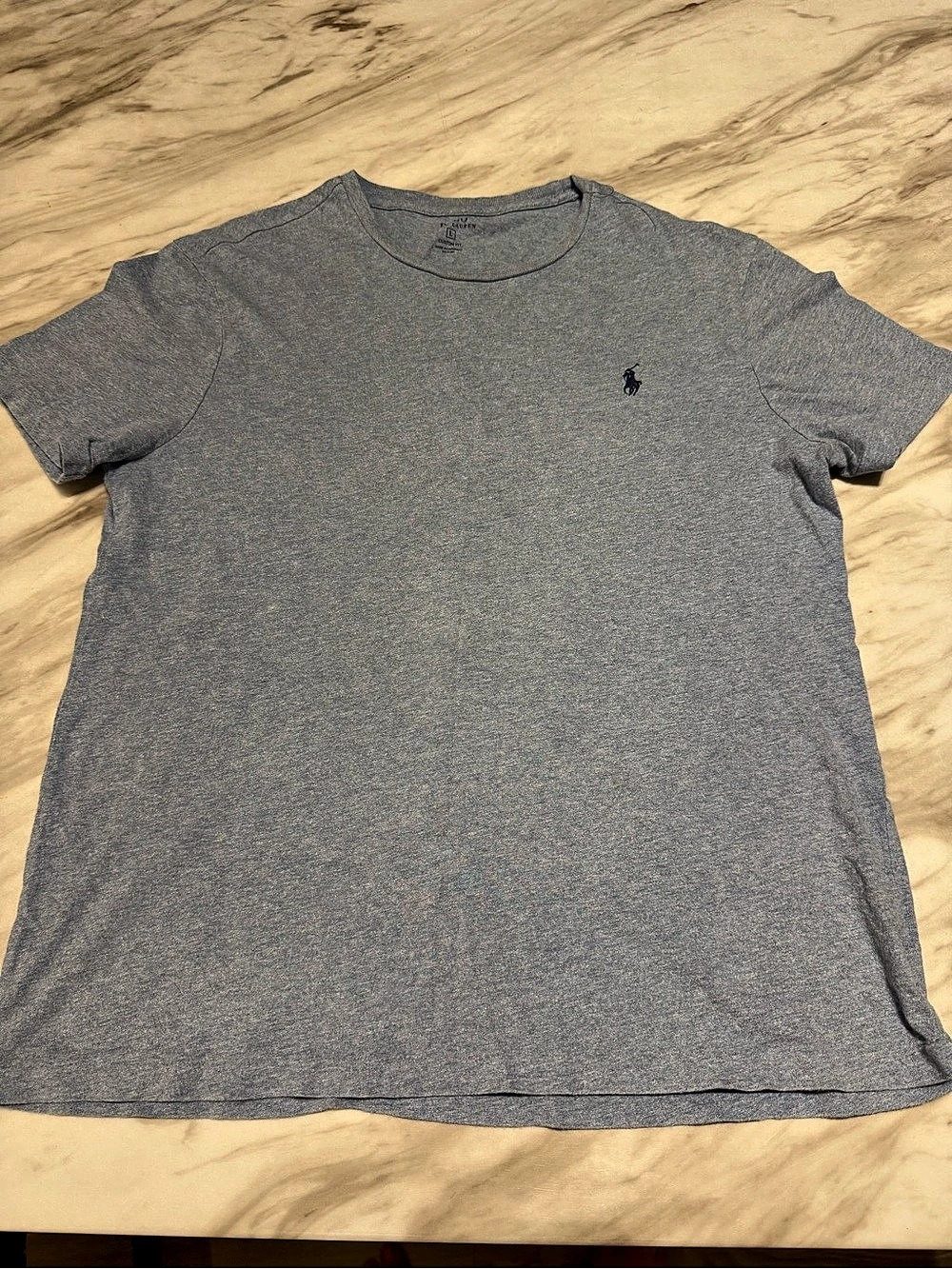 Polo Ralph Lauren Custom Slim Fit Jersey Crewneck T-Shirt Baby Blue